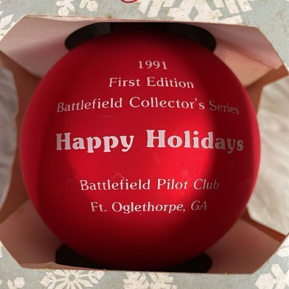 Signatures of Chritmas Ornament 1991 First Edition Battlefied Collectors Series - Picture 3 of 4